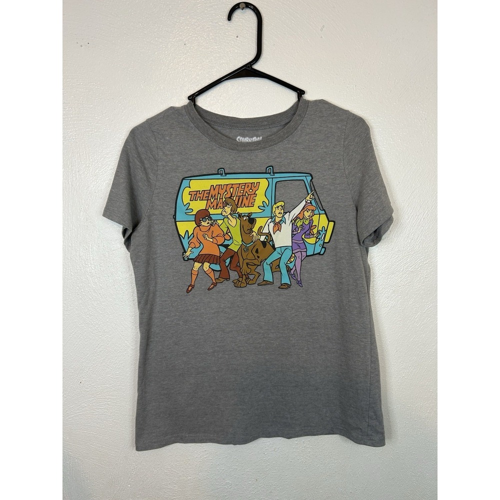 Scooby-Doo Mystery Machine T-Shirt Adult Medium Gray Short Sleeve Graphic Tee